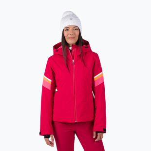 Women's ski jacket Rossignol Strawpile Jkt ruby red