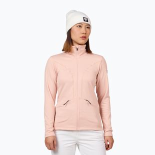 Rossignol women's Blackside Fleece Fz powder pink sweatshirt