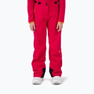Rossignol Girl Ski ruby red children's ski trousers