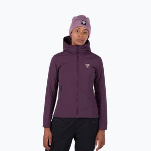 Women's Rossignol Opside Hoodie insulated jacket mulberry