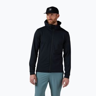 Men's fleece sweatshirt Rossignol Mid Layer Stretch Hoodie black