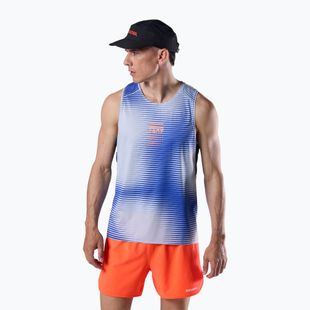 Men's running top Rossignol Sapa Ultra Tank dazzle blue line fogg