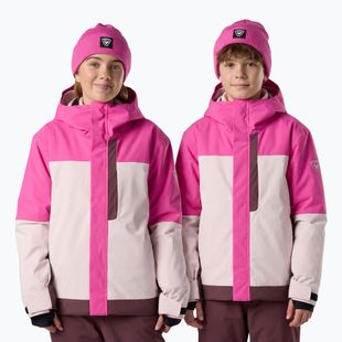 Children's ski jacket Rossignol Wispile Insulated electric fuchsia