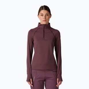 Women's thermal sweatshirt Rossignol Half Zip First Layer huckleberry