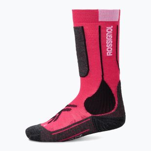 Children's ski socks Rossignol Essential electric fuchsia