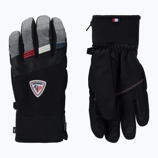 Men's ski gloves Rossignol Strato R-Shell Dry heather grey