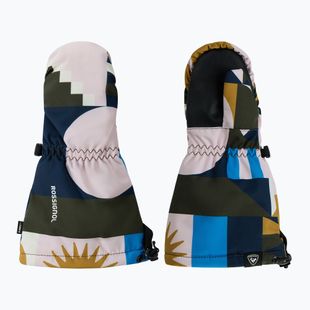 Children's ski gloves Rossignol Mittens R-Shell Dry jr potpourri dazzle blue