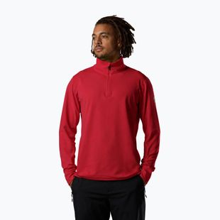 Men's ski sweatshirt Rossignol Mid Layer Stertch Half Zip sports red
