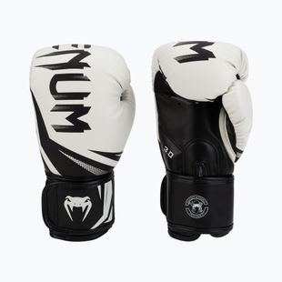 Venum Challenger 3.0 boxing gloves white and black 03525-210
