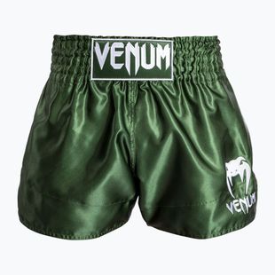 Men's training shorts Venum Classic Muay Thai khaki/white