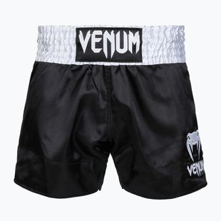 Men's training shorts Venum Classic Muay Thai black/white/gold