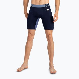 Men's training shorts Venum Tempest Vale Tudo navy blue/blue