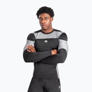 Men's training longsleeve Venum Tempest Rashguard black/grey