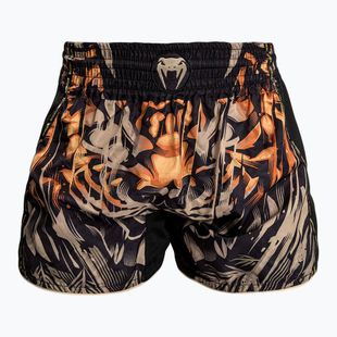 Men's training shorts Venum Tiger Muay Thai Training Shorts black/neon orange