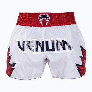 Venum Inferno Muay Thai men's training shorts white/red