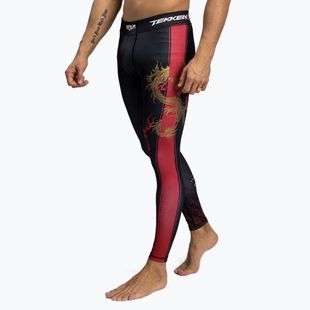 Men's training leggings Venum X Tekken 8 - Marshall Law Spats black/red/gold