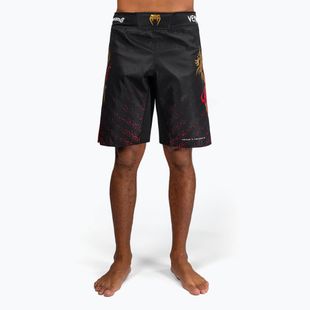 Men's training shorts Venum X Tekken 8 - Marshall Law Fight Shorts black/red/gold