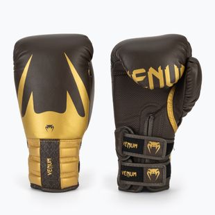 Venum Reverso Boxing Gloves chocolate/gold