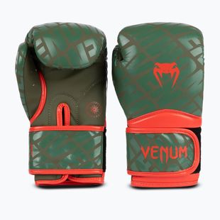 Children's boxing gloves Venum Contender 1.5 XT Kids army green