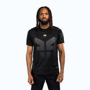 Venum Training Camp black/neo green men's training t-shirt