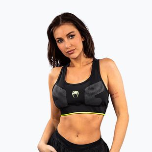 Venum Training Camp 4.0 black/neo green training bra