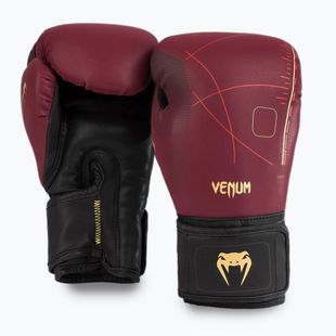 Venum Tactical XT black/burgundy/gold boxing gloves