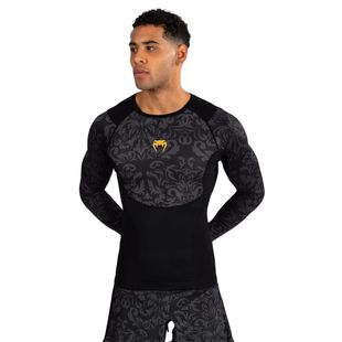 Men's Venum x Ilia Topuria Unmatched Rashguard longsleeve black/gold