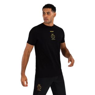 Venum x Ilia Topuria men's training shirt Unmatched black/gold