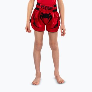 Venum Inferno Muay Thai Jr children's training shorts red