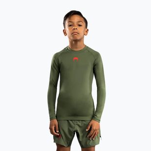 Children's training longsleeve Venum Contender Rashguards Jr khaki