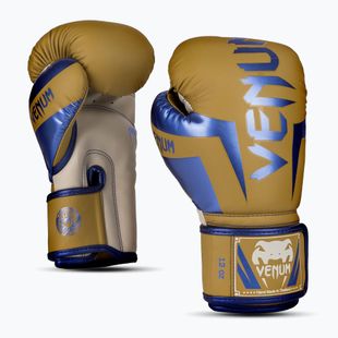 Venum Elite camel boxing gloves