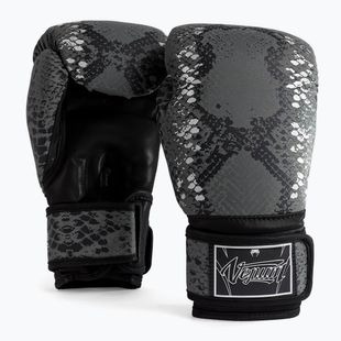Venum Amazonia dark grey boxing gloves
