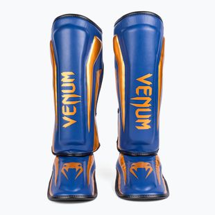 Venum Elite Standup Shin Guards tibia and foot protectors navy blue