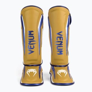 Venum Elite Standup Shin Guards tibia and foot protectors camel