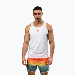 Men's training top Venum Echo white/orange sunset