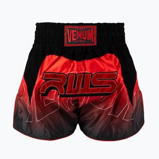 Men's training shorts Venum x RWS 2.0 Muay Thai black/red