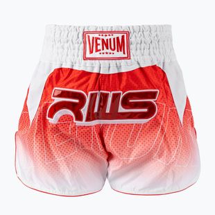 Men's training shorts Venum x RWS 2.0 Muay Thai white/red