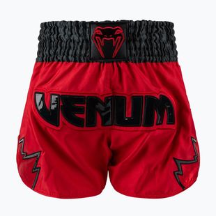 Men's training shorts Venum Inferno Muay Thai red/charcol grey/black