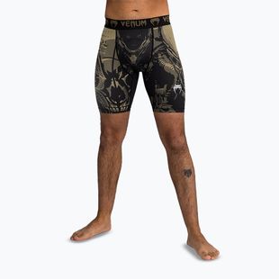 Men's training shorts Venum Invander Vale Tudo black/sand