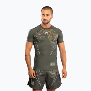 Men's rashguard Venum Serpenti Rashguards kaki/bronze/ivory