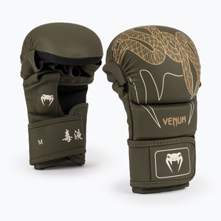 Boxing gloves Venum Serpenti Sparring khaki/bronze/ivory