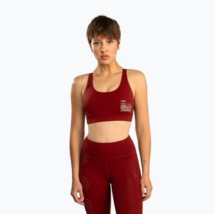 Training bra Venum Serpenti burgundy/ivory