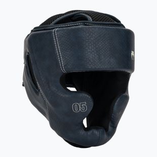 Boxing helmet Venum Impact Evo Scales Headgear midnight blue