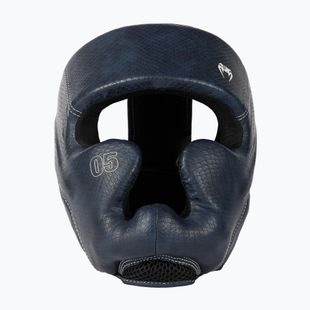 Boxing helmet Venum Impact Evo Scales Headgear midnight blue