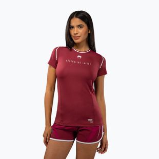 Women's T-shirt Venum Adrenaline Dry-Tech burgundy/pink