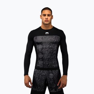 Men's longsleeve rashguard Venum G-Fit Scales Rashguard black/charcoal grey