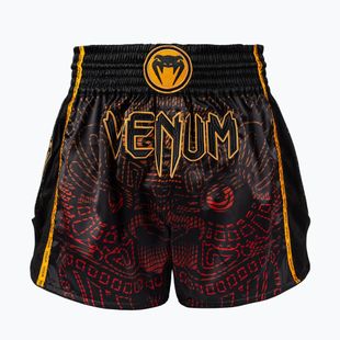 Men's training shorts Venum Quetzal Fury Muay Thai black/fury red/tangerine