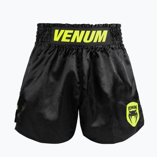 Men's training shorts Venum Classic Evo Muay Thai black/neon yellow