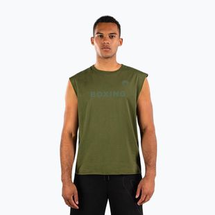Men's T-shirt Venum Boxing VT Sleeveless military green