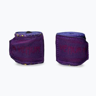 Boxing wraps Venum Santa Muerte Handwraps 450 cm dark purple